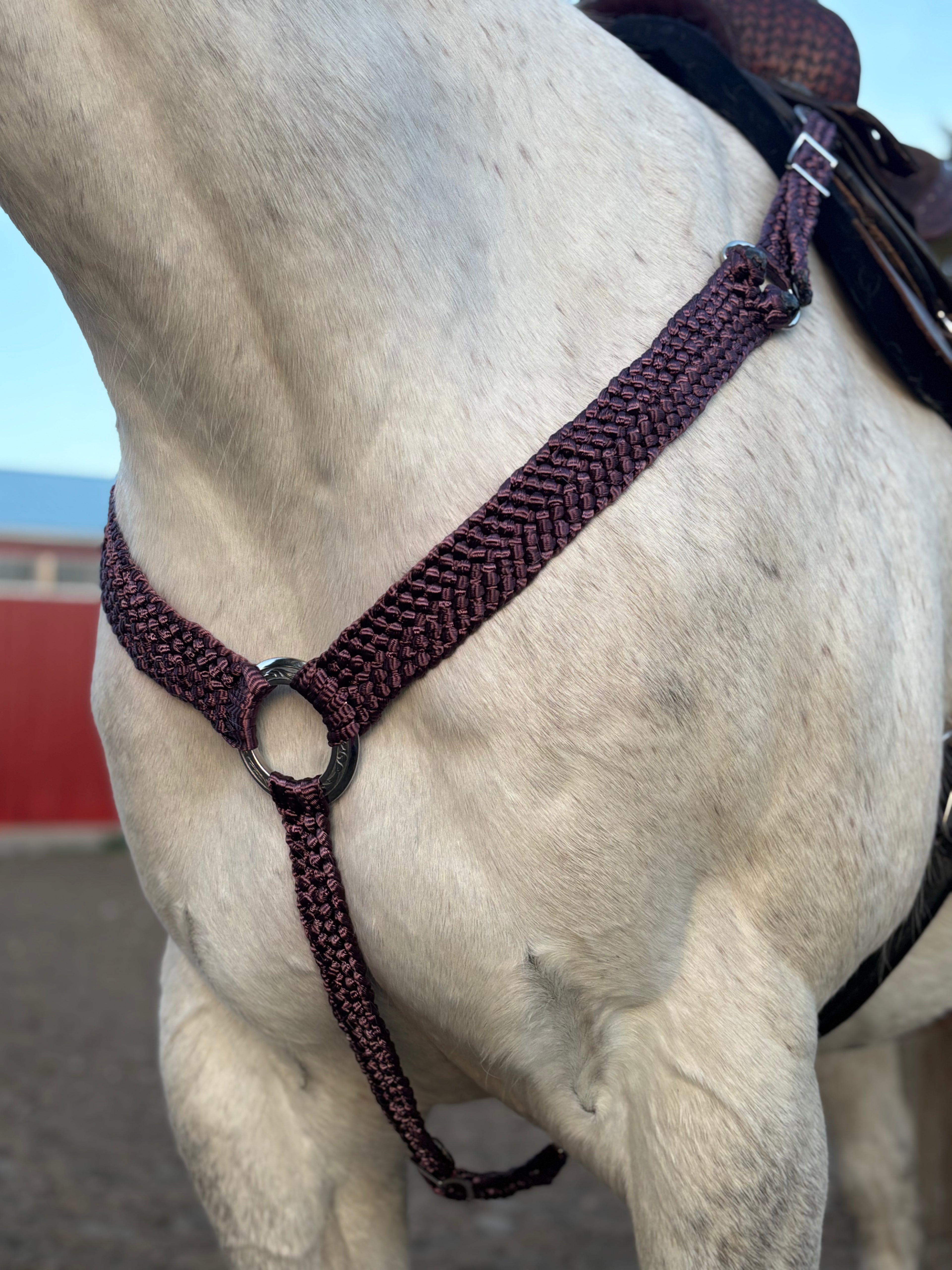 Custom Mule Tape Breast Collar Without Fringe