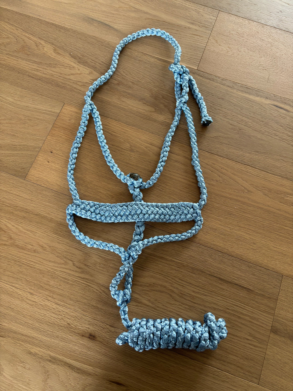 Custom Flat Braid Mule Tape Halter Without Hardware