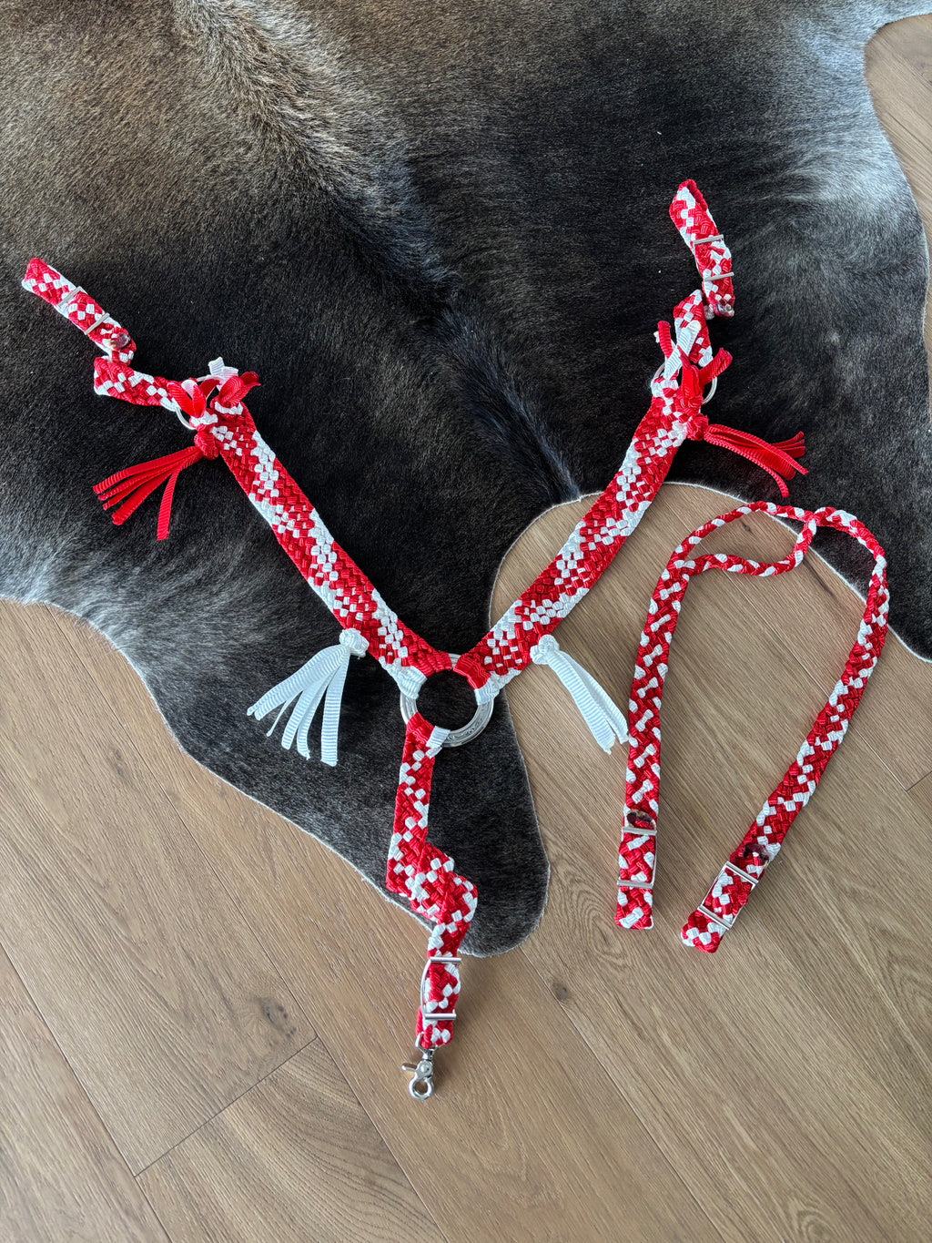 Custom Mule Tape Breast Collar With Fringe