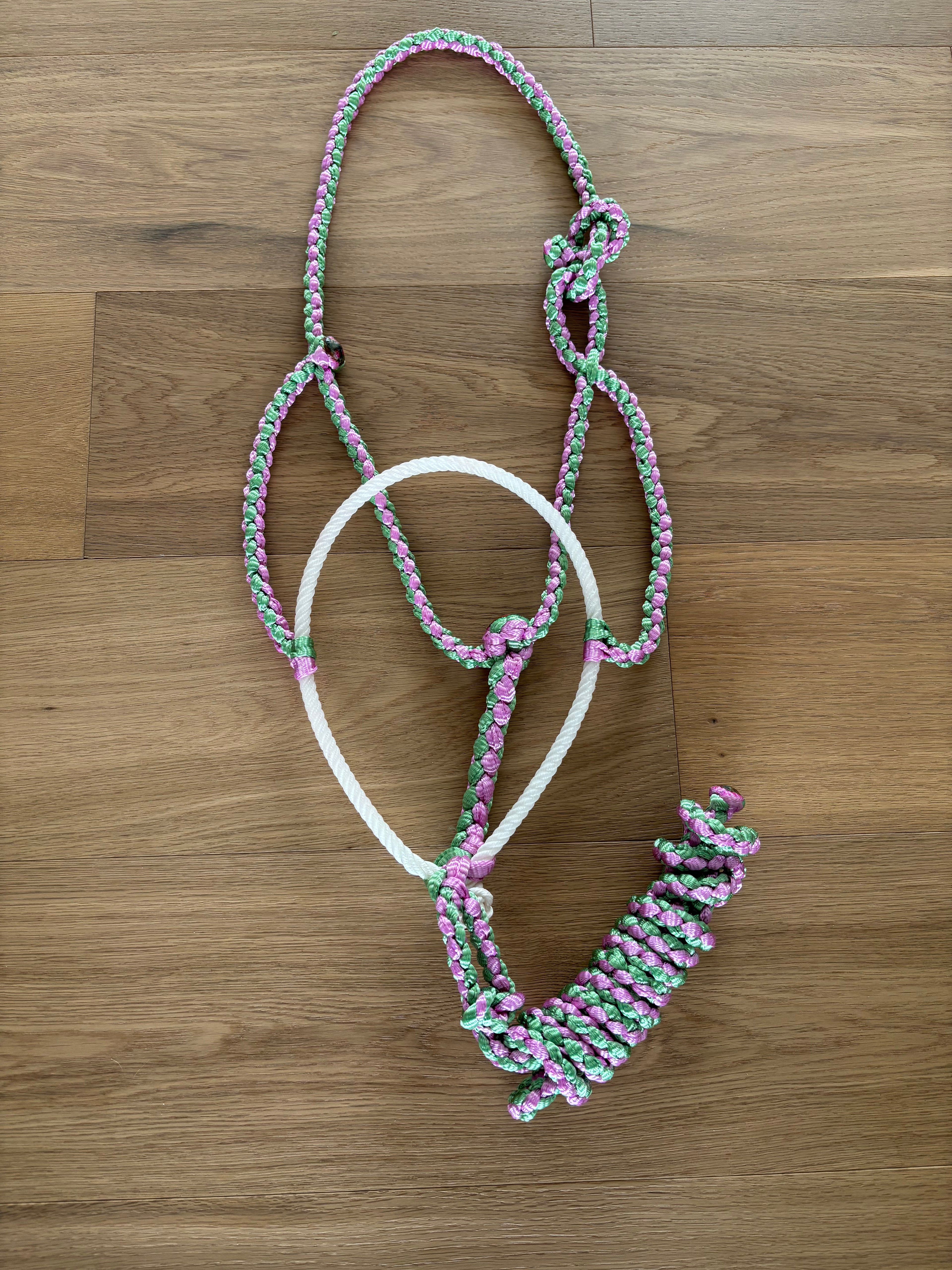 Custom Lariat Mule Tape Halter (No Noseband or Hareware)